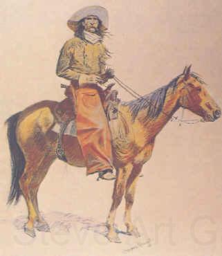 Frederick Remington Arizona Cowboy Spain oil painting art